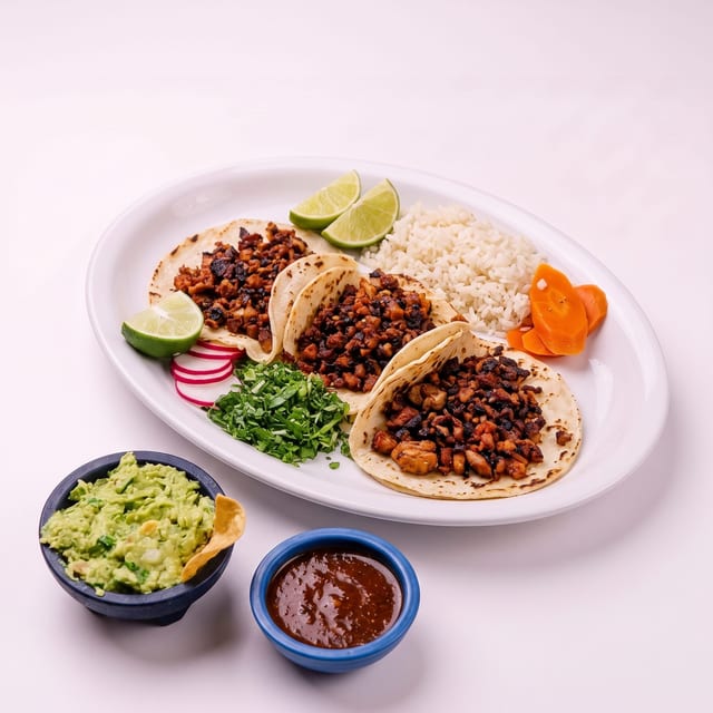 Pastor, Asada, Carnitas, Chorizo or Pollo Taco.